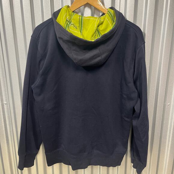 VTG Y2K Hurley Surf Skate Navy Blue Graphic Zipup SZ XL - Picture 3 of 3